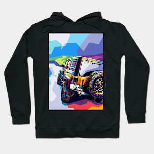 Jeep Wrangler Pop Art Hoodie